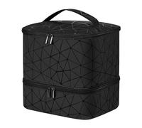 Nail Organizers and Storage 9.65 * 8.27 * 10.24 Inches | Double Layer Design NailPolish Holder Carrying Case | Holds 30 Bottles Portable and Durable For Nail Tech