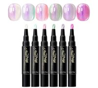 Nail Paint Pens, Gel Color Set, Quick Dry , Water Art, Beginners Women Home Party Travel Wedding Daily Dating Practice Nail Design Manicure Tool Kit Diy Creative Styling Cosmetic 12.2cm