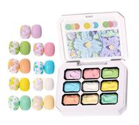 Nail Painting Gel - Art Palette Set, Paint Manicure Kit Professional Pigmented Sculpture Molding Cream | Creative Decorative Drawing Beauty Component for Professional Salons