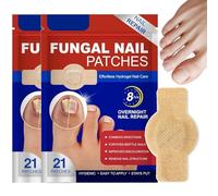 Nail Patches,Nail patches for toenails-21Pcs Patches,Overnight Toenails Treatments for Damaged Foot Nails Repair and Care,for Promoting Healthy Nails,Easy to Apply,and unisex. (2PCS)