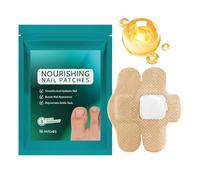 Nail Patches - Toenail Repair Patches - Breathable Nail Strengthener Pads | Ingrown, Cracked, Split & Damaged Ñail Care For Feet & Hands, Overnight Use, Home Pedicure