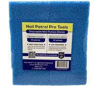 Nail Patrol Pro Tools - Almohadillas desechables para pedicura pómez para alisar callos, grosor medio, 40 piezas