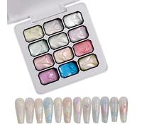 Nail Patting Gel Kit - Sponge Painting Colors for Stamping and Nails Art Design | Long Lasting Pigmented Gel Set with Smooth Blending Effect for Home Salon Party Events