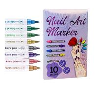 Nail Pen Set, High-Pigment Double-Tip Gel Markers for Precise and Vibrant Manicure Art with Easy Application, Nail Design Tool for Girlfriend, Professionals, Beginners, Women, Mothers