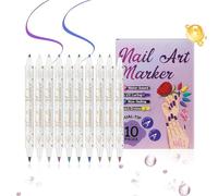 Nail Pens | 10 Colors Long Lasting Quick Dry Beauty Tool, Stylish Nail Paint Pens For Girls, Women, Teens, Mothers, Practice Sessions, Professional Salon Creations, Home Art Looks, Party Desig