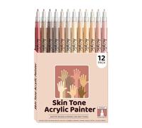 Nail Pens Cosmetic, 12 Colors Marker Tool, Body Skin Drawing Aid with Premium Build, Manicure Care System with Smart Design, Smooth Creative Art Extra, Essential Companion for Women Girls Students