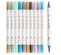 Nail Point Graffiti Pens, 10X Fine Tip Markers, Quick-Dry Acrylic Drawing Pens for Manicure, Crafting & Beauty Design, Unlimited Creative Possibilities
