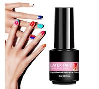 Nail Polish Barrier | 8ml Fast Dry Easy Peel?Off, Peel Off Gel Base Coat For Traveling Business Trip Party Indoor School Girlfriend Wife Friend Sister Use, Handy Piece For And Simple