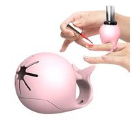 Nail Polish Bottle Holder, Untippable Fingernail Polish Stand with Non-Slip Silicone Base 2.76x1.97 Inches, Anti-Spill Gel Stand for Women and Girls, Portable for Salon Home Travel Use