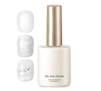 Nail Polish Gel | Long-Lasting Glue, 15ml Pearl White Gel Nail Polish For Women Girls DIY Lovers Manicure Pedicure Home Salon Use, Handy Piece For And Simple Durable Style |