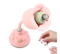 Nail Polish Holder, Anti-Spill Varnish Stand, 360° Rotating Suction Base, Manicure Accessory Tool, Stable Grip Solution for Travel Fashion Girls Home Women Adults Beauty, 2.36x4.72 inches