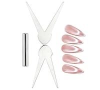 Nail Polish Magnet - 3 Pieces Portable Strong Manicure Tool for Women Mom Wife Daughter Girlfriend Adults Easy to Use Creates Unique Effects Perfect for Home Salon Diy Manicure
