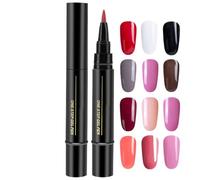 Nail Polish Pens, Colored Nail Varnish Pens, Quick-Dry Gel Nail Polish Pens, Fast Dry Nail Color Pen, Nail Polish Pen Set With UV Light, 36 Colors Nail Polish Gel Pens For Women & Girls