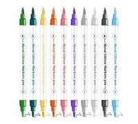 Nail Polish Pens, Creative Nail Designs, 6.5in Quick Drying Acrylic Paint, 10 Vibrant Colors, Point Liner Tool for Manicure Design, at Home Salon, Manicure Painting