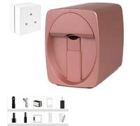 Nail Printer Machine, Intelligent 3D Nail Painting Machine, 30s Done, Printing and Rying As One, Support WiFi/DIY/USB, Nail Painting Machine for Nail Lovers Home Usage Nails Salon (Rose Gold)