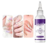 Nail Remover, Glue Dissolver, 120ml False Solution, Quick Dry Gentle Formula Manicure Tools, Ideal for Girls, Professionals, Ladies at Home, Salon, Travel, Holiday, or Special Occasion Use
