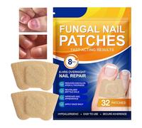 Nail Renewal Parches, Toenail Strengthener, ingredientes naturales, 32 piezas, Quick Absorption, Flexible Fit, Excelente para Medicación, Travel, Daily Nail Restoration