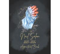 Nail Salon Appointment Book | 18-Month Weekly Planner with 15-Minute Time Slots | Client Scheduling Log for Nail Technicians & Manicurists