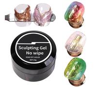 Nail Sculpting Glue, Gel Polish Adhesive, Craving Art Glue, Strong No Wipe Finish Natural Look Formula Ideal for ists, Salons, Stylists, Women, Presents, 15g
