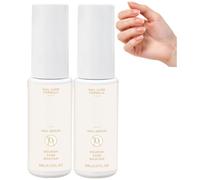 Nail Serum for Growth & Strength, Jojoba & Vitamin E Nail and Cuticle Care Oil, No Mess Application Portable Care Serumf，Adds Shine and Smooths,Condition Brittle, Peeling, Break-Prone Nail (2pcs)