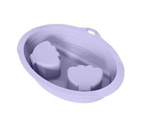 Nail Soak Off Bowl - Silicone Nail Remover For Manicure Soaking | Foldable Hand Bath Tray With Soft Material, Polishing Cleaning Tool, Gel Removal, Home Salon Nails Care Accessory