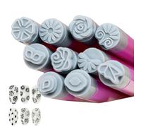 Nail Stamp Pen, Nail Stamping Kit, Flower Nail Stamper, Nail Stamping, Nail Stamping Tool, Manicure Nail Pen, Nail Design Stamping Pen, 10 Pattern Nail Stamper