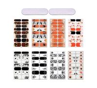 Nail Stickers - Halloween Salon Home Luminous DIY Manicure Decals | Nail Decals for Manicure Salon Home Women Beginners Halloween Party