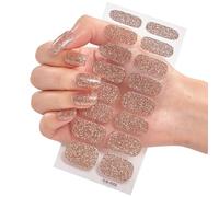 Nail Stickers - Self Adhesive Wrap Set, Professional Manicure Strips with UV Gloss Finish, High Shine Chip Resistant Decals, Effortless Application Peel Off, Ideal for Home Salon Beauty