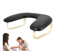 Nail Tech Arm Rest | PU Leather Manicure Cushion | U Shaped Nail Arm Rest | Manicure Hand Support Cushion | Detachable Arm Rest Ergonomic Design For Salon Home Use
