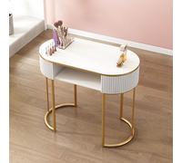Nail Tech - Mesa de manicura de mano para artistas, estación de trabajo de belleza moderna profesional de madera con cajones y armario de almacenamiento de 3 capas, equipo para el hogar