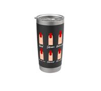 Nail Tech Techniques Nail Boss Nail Polish Art Nail Shapes Vaso térmico de acero inoxidable de doble pared