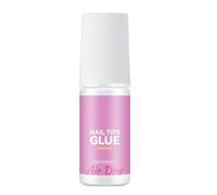 Nail Tip Glue - Super Strong Nail Glue, Brush Tip Appliator | Adhesion Gentle Odorless Gel | Uñas de larga duración Prensa Adhesivo | Pegamento de unión en seco rápido para principiantes Mujeres