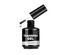 Nail Transfer Gel 15ml, Strong Adhesion Foil Gel for Fingernails, Easy to Use Adhesive for Stickers and, Ideal for Beginners, Women, Home, Salon, Diy Manicure, Parties, Professional Use