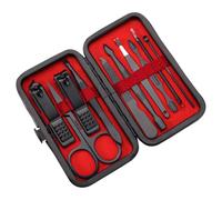 Nail Trim Kit, 10-Piece Stainless Steel Personal Manicure Set, Professional Grade Nail Trim Kit, Portable Grooming Suite, Travel Accessory with Modern Sophistication for Men & Women