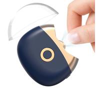 Nail Trimmer - 2-Speed Rechargeable Tool, Easy Clip Manicure, Integrated LED Light, Fingernail Toenail Grooming, Personal Care Equipment, Portable White Size For Men Women Kids Seniors Home Travel