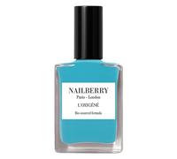 Nailberry L'Oxygéné - Esmalte de uñas oxigenado, Santorini, 15 ml, esmalte para una manicura más saludable y color de larga duración, libre de 12, vegano, halal, sin crueldad animal y sin gluten