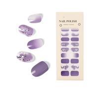 NAILDOKI Pegatinas Nail Art Stickers, Esmalte de Uñas Autoadhesivo para Decoración DIY, Calcomanías Full Cover Nail Foil