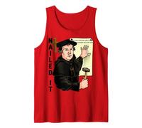 Nailed It Día de la Reforma Martín Lutero Luteranismo Luterano Camiseta sin Mangas