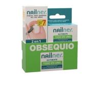Nailner Nailner Brush 2 In 1 Anti-Fungal Brush Case 2 Pcs