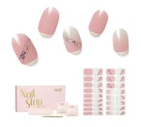 Nailog Uñas de Gel Pegatinas - 34pcs Semicurado Gel Nail Stickers Esmalte de Uñas Envoltura Calcomanías Autoadhesivas de Uñas para Arte de Uñas DIY,Regalo Mujer,Fairy Wand