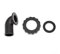 Nailon - Codo de tubo de buceo, anillos de sellado de manguera, tuerca impermeable, conector de manguera para buceo, conexión de buceo, accesorios de nailon ligeros