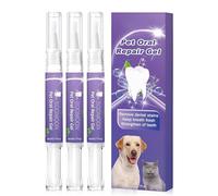 nailpretty 3 Piezas Pet Oral Repair Gel, BolíGrafo para El Cuidado Bucal De Mascotas, PortáTil La Limpieza Dental, BolíGrafo El Aseo Diario De Mascotas, para Gatos Y Perros