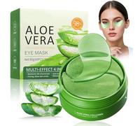 Nailpretty 60 Piezas Mascara Para Los Ojos de Aloe Vera, Atenuar Las Ojeras y Las Bolsas De Los Ojos y Mejorar Las LíNeas Finas, Hidratante de Larga Duración, Anti Ojeras