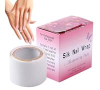 Nails art silk cloth - Silk Nails Wrap | Strong Protect Reinforce Extension Sticker | Adhesive Naiil Wrap | Professional Manicure Tool | Strong Nail Protector for UV Gel Acrylic Nail Extension