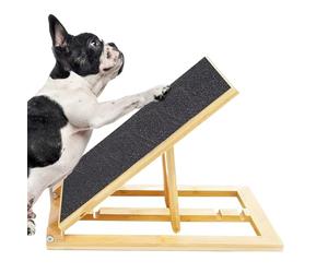 Nails Dog Scratch Pad, madera plegable Scratching Board, portátil para mascotas con base no deslizante, ideal Paw Care Claw Maintenance Tool for Puppy Health Support Grooming Travel Senior Home