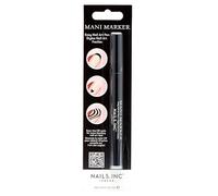 Nails Inc - MANI MARKER BLACK Nail Art Pen - Preciso marcador de estética de uñas en negro - Vegan, Cruelty Free y fácil de usar - Ideal para decoración de uñas DIY - Manicura perfecta