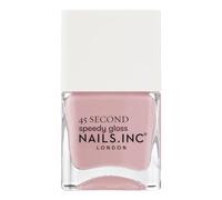 Nails Inc - Pintauñas Quick Drying KINGS CROSS KEEPS COOL - Rosa suave - Secado rápido en 45 segundos - Fortalece las uñas con hexanal, calcio, magnesio - Cruelty Free - Manicura perfecta