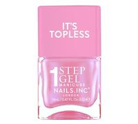Nails Inc Topless Addison (rosa nacarado) - Esmalte gel sin UV, 1 paso, hasta 8 días, secado rápido, vegano, 21-free, para niños y adultos, sin base ni top coat