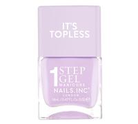 Nails Inc Topless Hailey (lavanda) - Esmalte gel sin UV, 1 paso, hasta 8 días, secado rápido, vegano, 21-free, para niños y adultos, sin base ni top coat