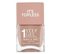Nails Inc Topless Madison (bronceado) - Esmalte gel sin UV, 1 paso, hasta 8 días, secado rápido, vegano, 21-free, para niños y adultos, sin base ni top coat